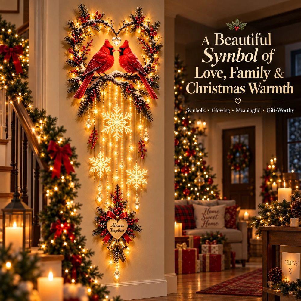 Warm White Lights Light-emitting Birth Scene Wall Decoration  Christmas Wall Decor