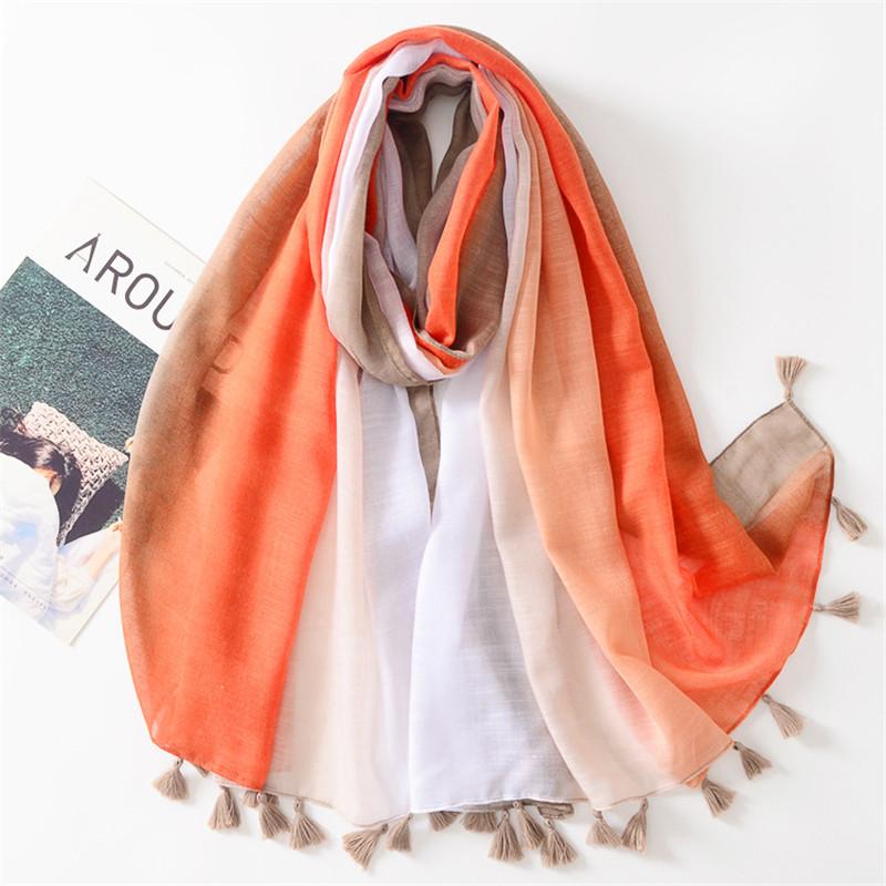 Fashion Women Spring Autumn Viscose Scarf Shawl Luxury Aztec Geometric Tassel Pashmina Stole Wrap Echarpe Foulards Muslim Hijab