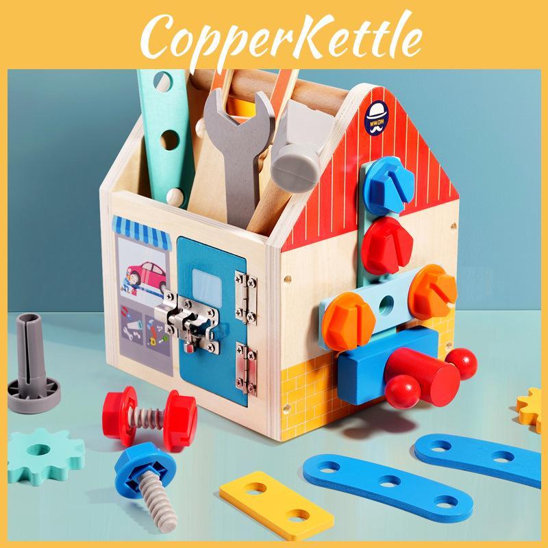 Screw Repair Toolbox And Nut Disassembly Tool Basket Children  Toy Puzzle