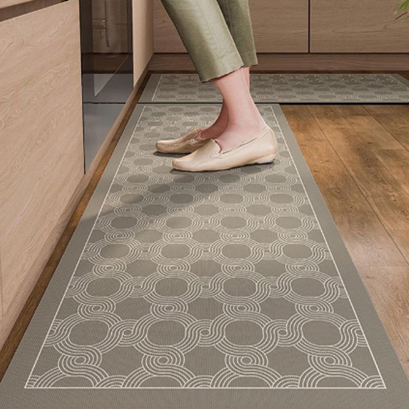Minimalistická luxusní kuchyňská podložka z křemeliny odolná proti skvrnám, savá, snadná údržba, protiskluzová, rychleschnoucí rohožka ke dveřím