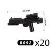 Blocchi da Costruzione Armi da Guerra Militari Medievali Accessori Personaggi Film Pistola Ascia Casco Cappello Zaino Corazza Gilet Mini Giocattolo Regalo K024