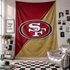 San Francisco 49ers Wall Tapestry Home Decor Wall Hanging Cloth for Bedroom Living Room Background