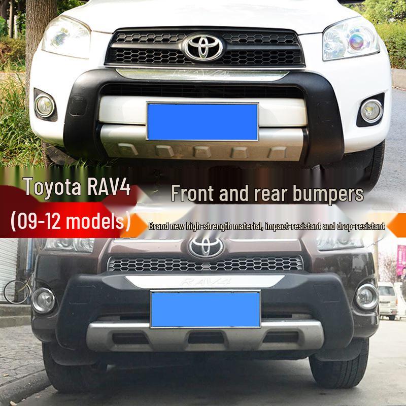 Compatible Front & Rear Bumper Guard Kit for 2009-2013 Toyota RAV4