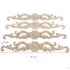 4 Unpainted Applique Wood Carved Corner Furniture Decor