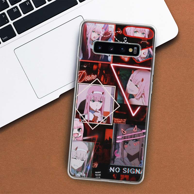 Etui na telefon Zero Two Darling In The FranXX dla Samsunga Galaxy S10 Plus S20 FE S21 S22 Ultra S10E S9 S8 + S6 S7 Edge Lite Shell Co