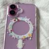Custodia magnetica per telefono con supporto per testa magnetica Apple Magsafe per custodia per telefono Vivo Custodia in silicone liquido Ins