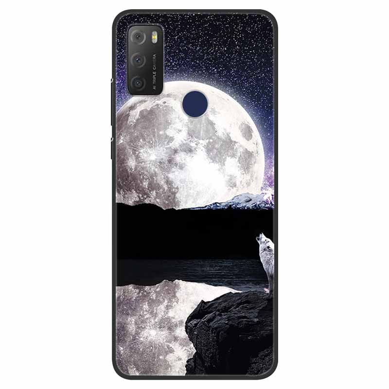 For TCL 20Y Case Shockproof Silicone Soft Phone Back Cover For TCL 20E 6125F Case TPU Bumper Coque For TCL20Y TCL20E 20 Y Funda