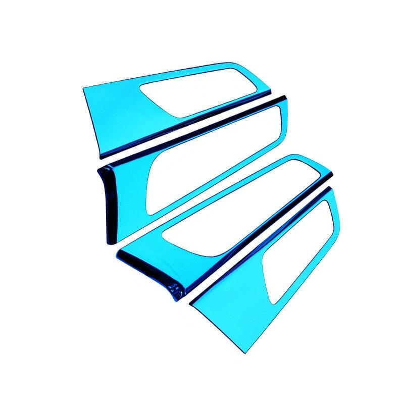 Fit For Hyundai Tucson 2016-2021 Titanium Blue Inner Door Handle Cover Trim 4PCS