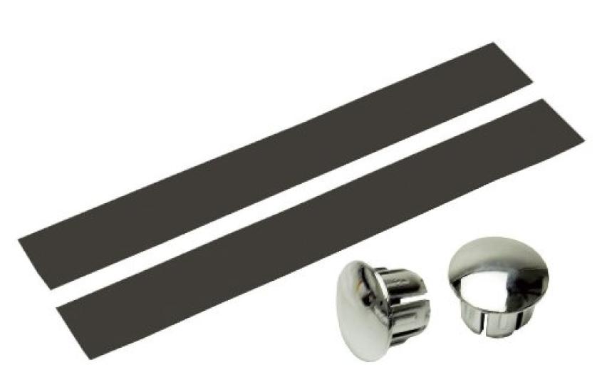 GIZA PRODUCTS Bavlněná omotávka na řídítka Černá VLT-035, (HBT01300)