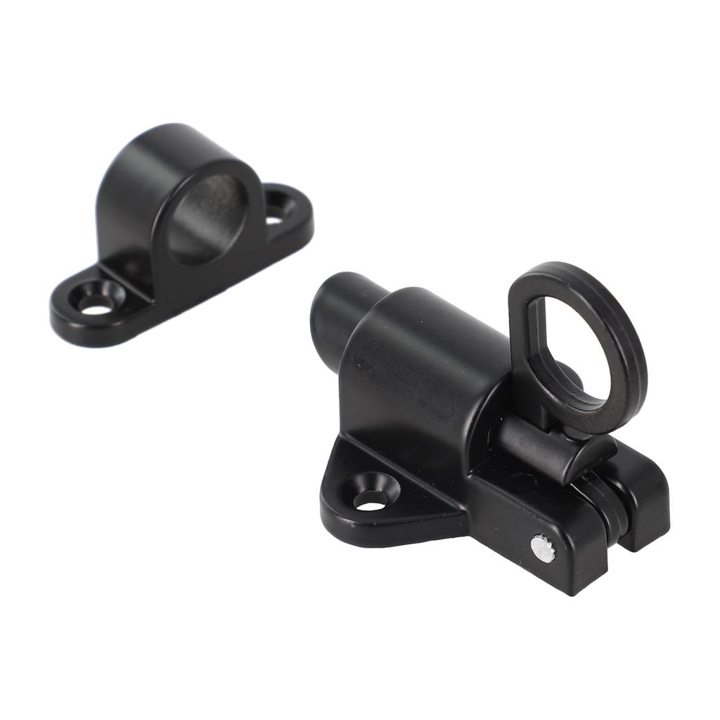 1PCS Sliding Ring Door Pin Aluminum Alloy Automatic Sash Lock Fits For Door Sash Cabinet Shed Warehouse 4.13x2.36x2.17 Inches