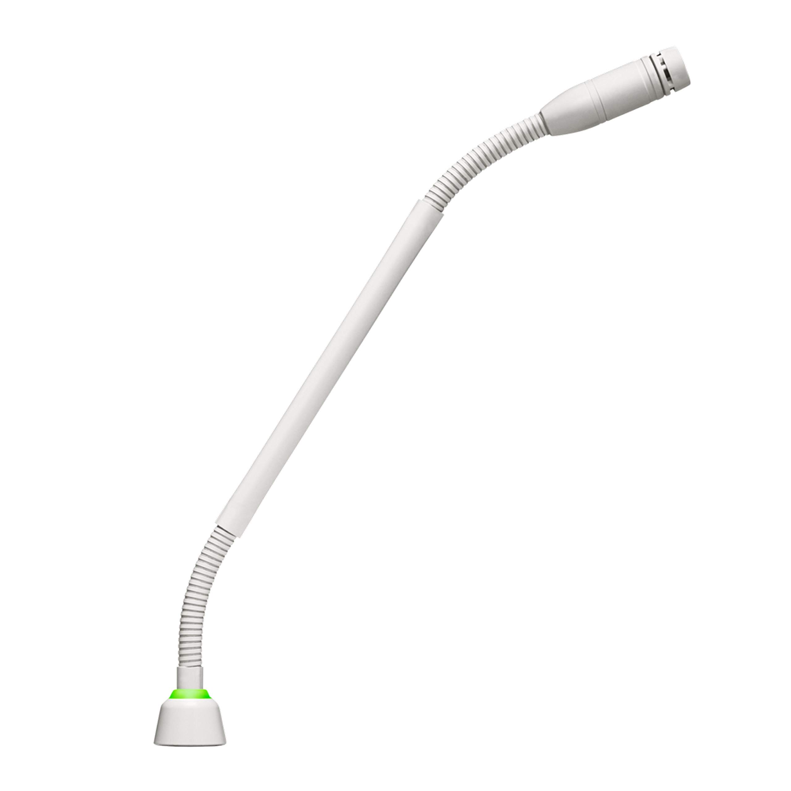 

Shure Dualflex Gooseneck Microphone White MX410WLPDF/N 10-inch білий