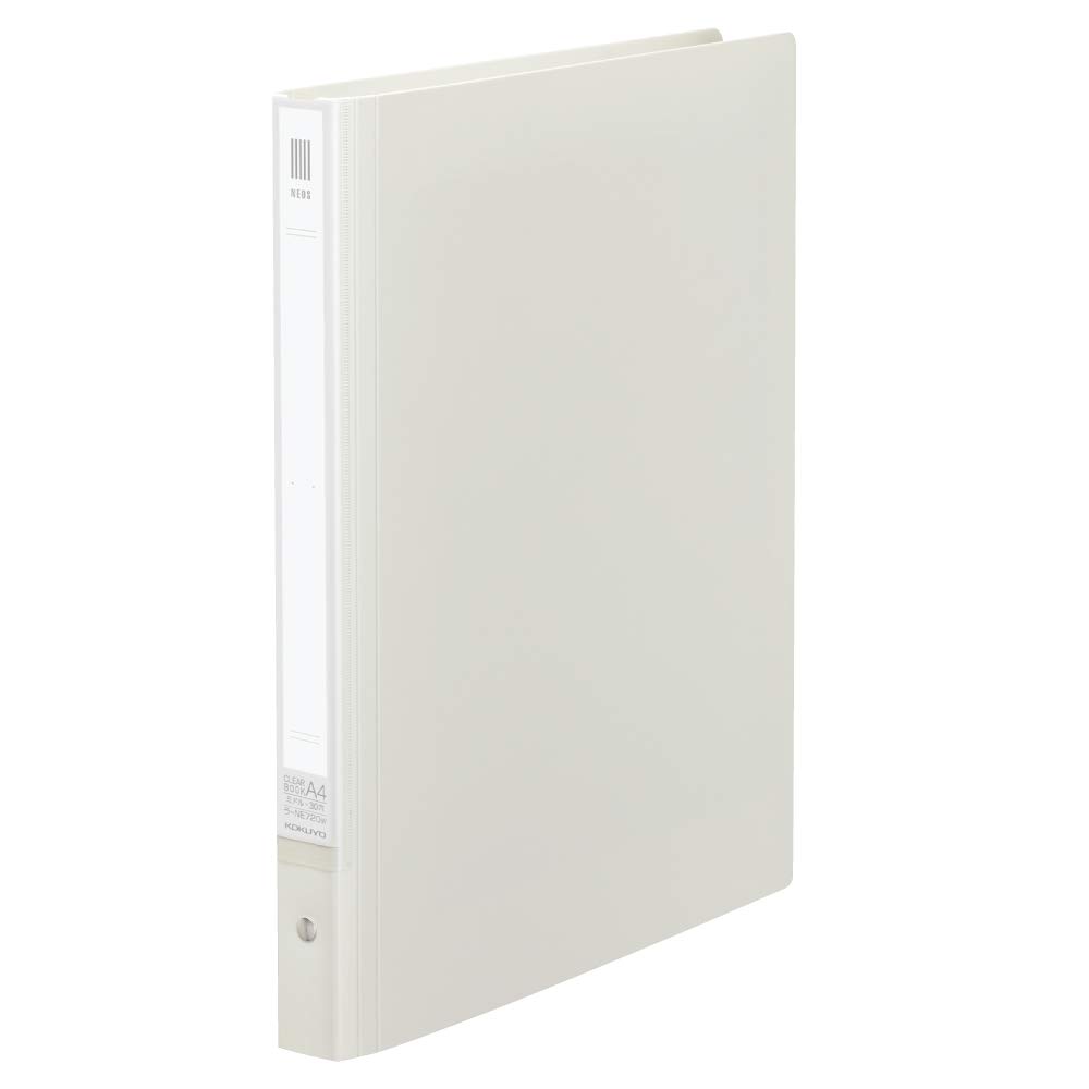 KOKUYO NEOS Clear A4 30 Model File, Refillable, Vertical, Medium, Holes, Off-White, RA-NE720W