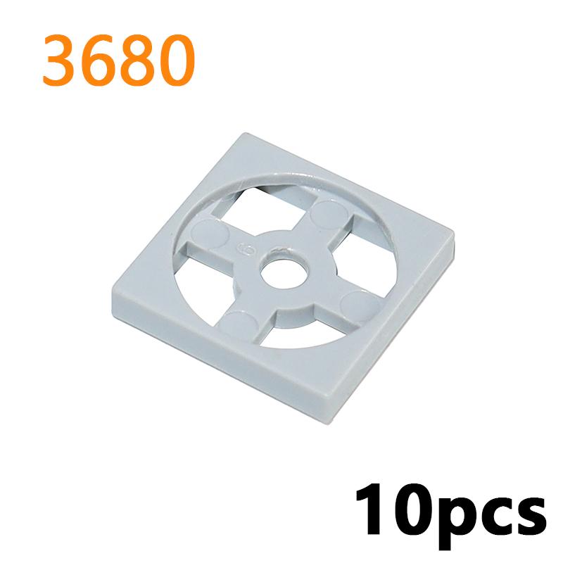 Building Blocks Technology Accessories Turntable 2x2 Plate Base 3680 Turntable 2x2 Plate Top 3679 MOC Parts Bricks Toys for Kids