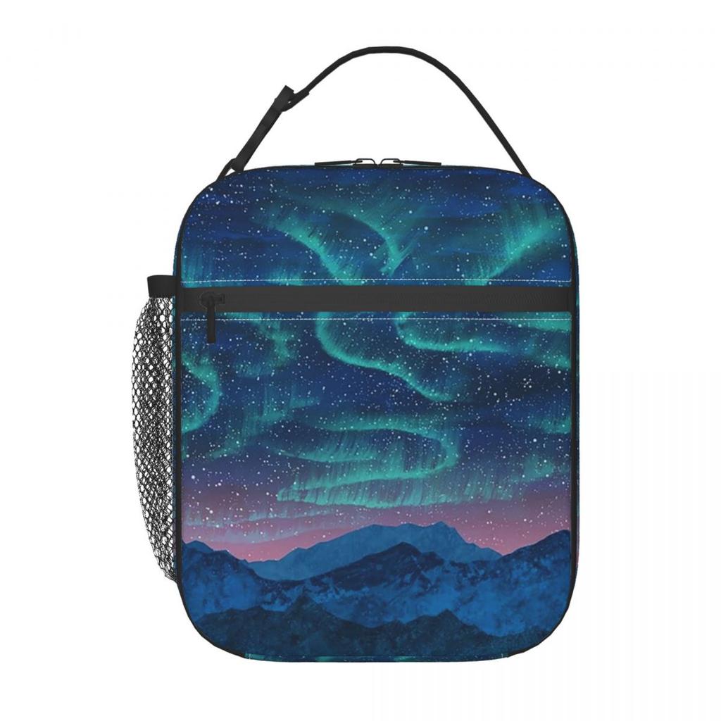 Poollicht Boven Berg Geïsoleerde Lunchtas voor Kinderen School Koeltas Thermische Voedseldoos Draagtas Draagbare Lunchboxen Container