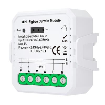 Tuya ZigBee Curtain Module Home Intelligent Appliance Curtain Module Mobilephone APP Remotely Control Compatible Alexa Home