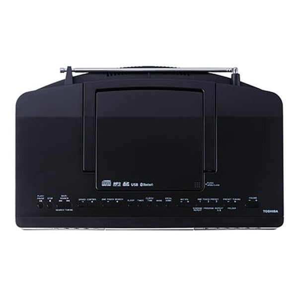 AUREX Radio Cassette Recorder TY-AK21-K (Black) Hi-Res SD/USB/CD