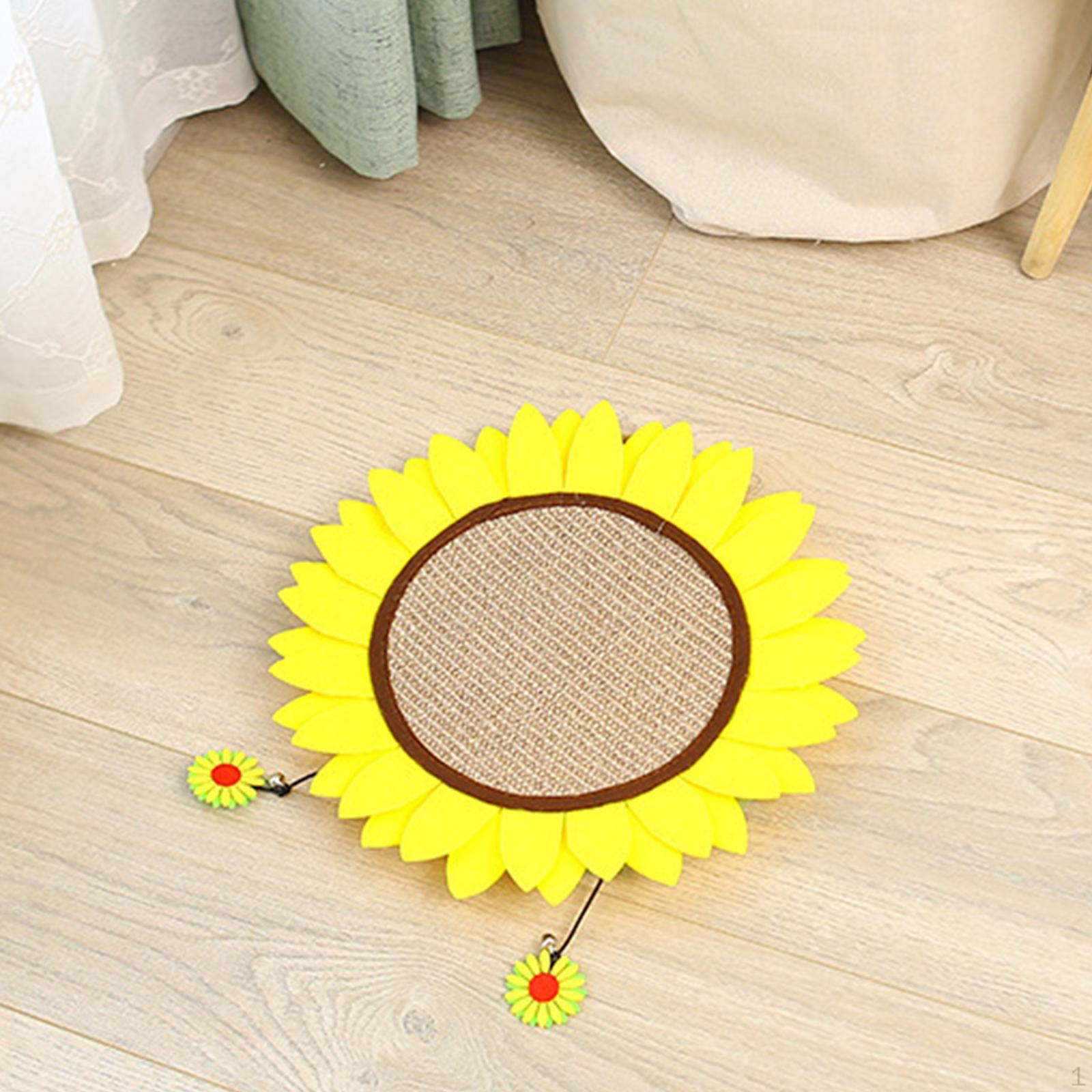 Hanging Flower Shape Cat Scratcher Scratching Pad Grind Paws Resistant Sofa Protector
