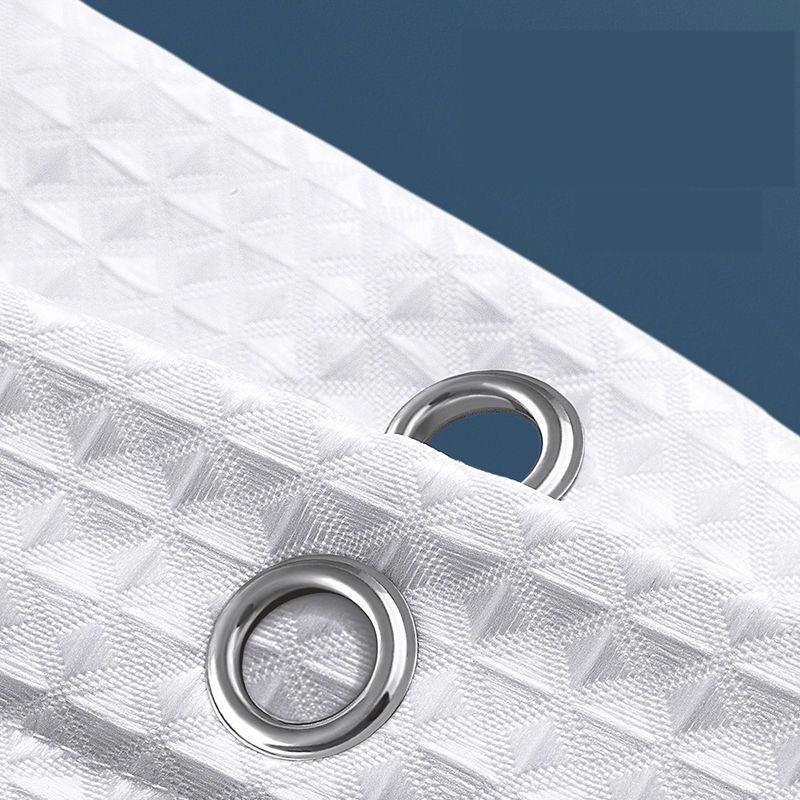 Perdele de duș Waffle, Perdele de duș din stofă pentru baie, Perdele lungi pentru căzi de baie Perdele de duș pentru baie