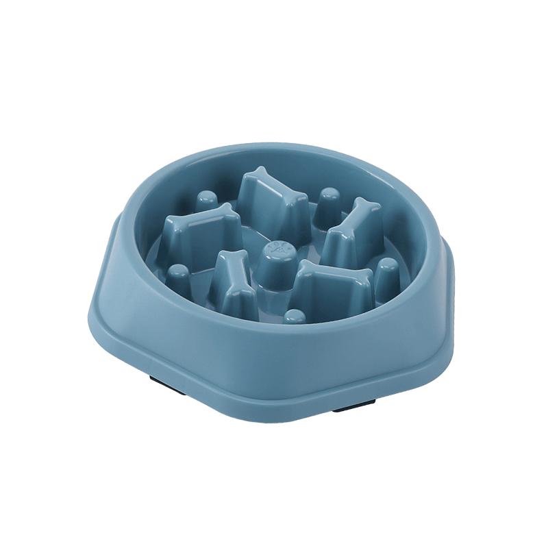 Pet Slow Food Bowl Cat/Dog Large Capacity Food Bowl To Relieve Anxiety, Anti-Choking, Non-Slip and Anti-Overturning Colored Bowl