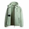 Men's Casual Outdoor Hooded Zipper Pocket Jacket Fleece Warm Sweatshirt