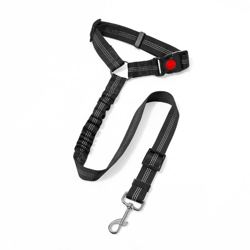 Pet Car Safety Belt with Round Ring for Dogs