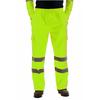 Men's Reflective Strip Sanitation Worker Uniform Fleece Casual Pants