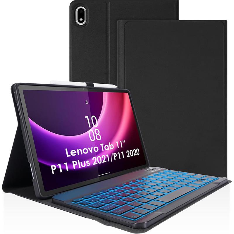 Lenovo Xiaoxin P11/M10 Plus Tablet Case with Backlit Bluetooth Keyboard
