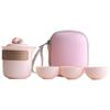 Woding Pink Portable Kung Fu Travel Tea Set