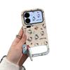 Leather Texture Cat Design Case for Apple iPhone 17 Pro Max/16/15/14/13