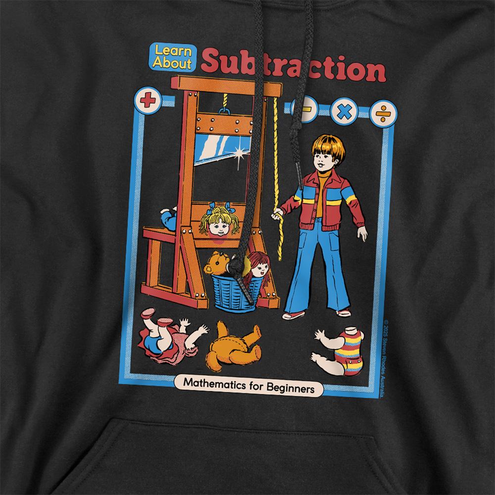 Steven Rhodes Unisex Adult Learn About Subtraction Hoodie