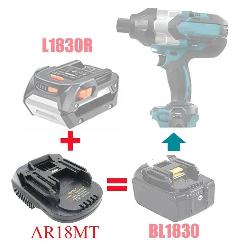 For Aeg For RidGid Lithium Battery Converter Tool Universal Adapter 18V 20V For Makita For Bosch For Milwaukee For M18 Converter