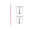 1Pc profesjonalne 2 sposoby Nail Art rozsianych długopis plastikowe wirowe drewno marmurkowa stal rozsianych dżetów narzędzia do manicure
