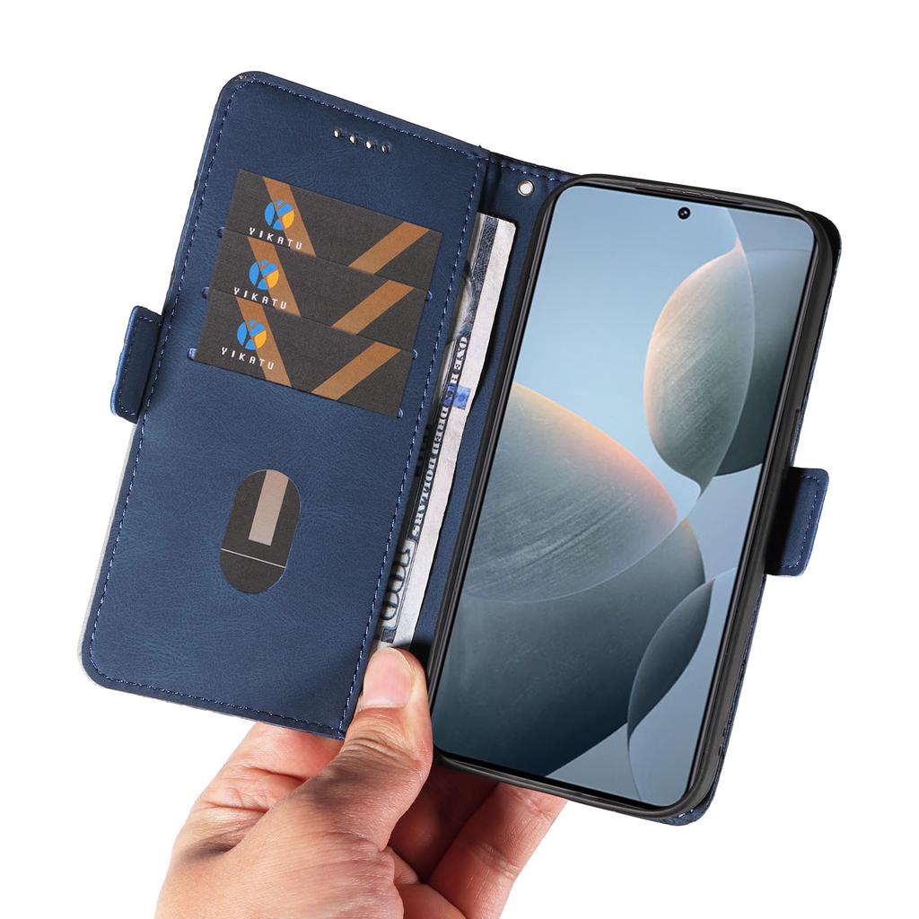 For Xiaomi 14T Case Rhombus PU Leather Flip Wallet Phone Cover