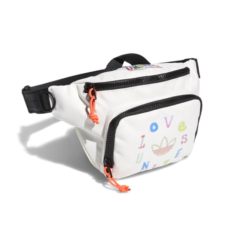 Adidas Originals Polyester Sling Bag, Shoulder Bag, Crossbody Bag, Fanny Pack Unisex White Adidas EY2767