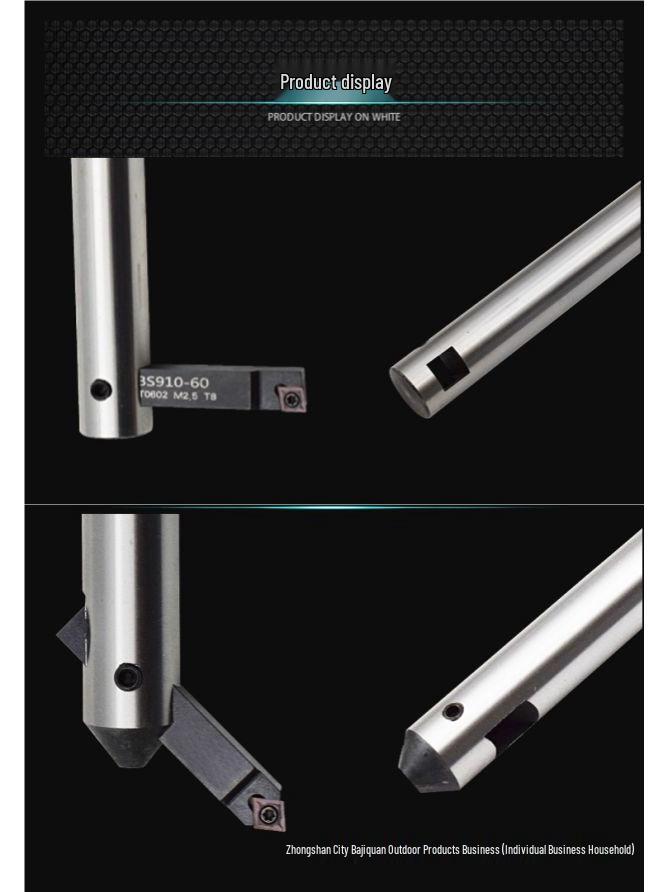 Adjustable Boring Tool Set: 16, 20, 25 Shank Drill Press, Reamer, and Boring Bar with Eight-Pole.