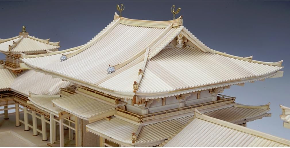 Woody Joe 1/75 Scale Byodoin Temple Phoenix Hall Wooden Model Assembly Kit (Building)