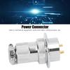 30mm Aviation Plug Waterproof 2 Pin/3 Pin/4 Pin/5 Pin Electrical Power Adapter Zinc Alloy Shell 25A/300V Aviation Connector