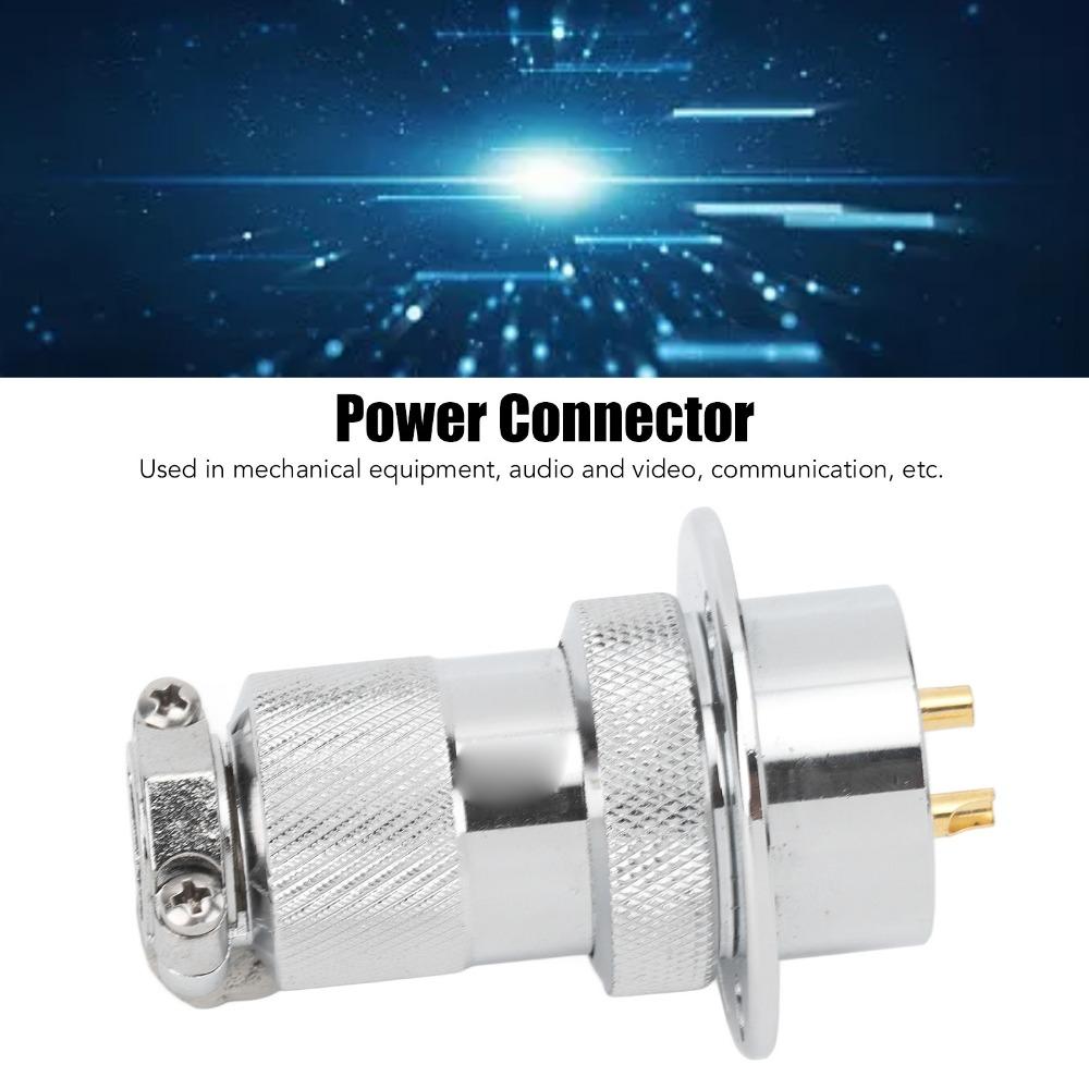 30mm Aviation Plug Waterproof 2 Pin/3 Pin/4 Pin/5 Pin Electrical Power Adapter Zinc Alloy Shell 25A/300V Aviation Connector