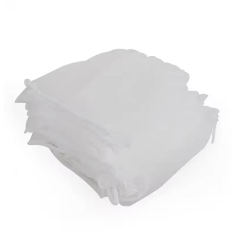 

100/200 шт. Сетчатый мешок-фильтр для кухонной раковины Одноразовые сливы для канализации Защита от засоров Мешок для мусора Уловитель волос для ванной комнаты Сетчатый фильтр 30PCS