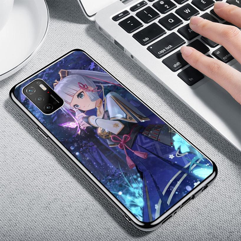 Genshin Impact Kamisato Ayaka Phone Case For Xiaomi Poco F7 Ultra X7 X6 Pro X5 Redmi 15 15C 13 13C 12 12C 10 10A 10C 9 9A 9C 9T
