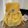 2025 New Fashion Casual Backpack Women's Niche Trend Backpack Large Capacity Flip Student School Bag