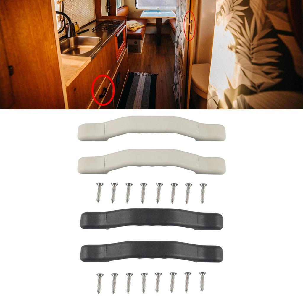 RV Door Handle Easy Installation Non Slip Grip Safe Nylon Sturdy Entry Door Assist Bar for Truck RV Auto Cargo Trailer Cabinet
