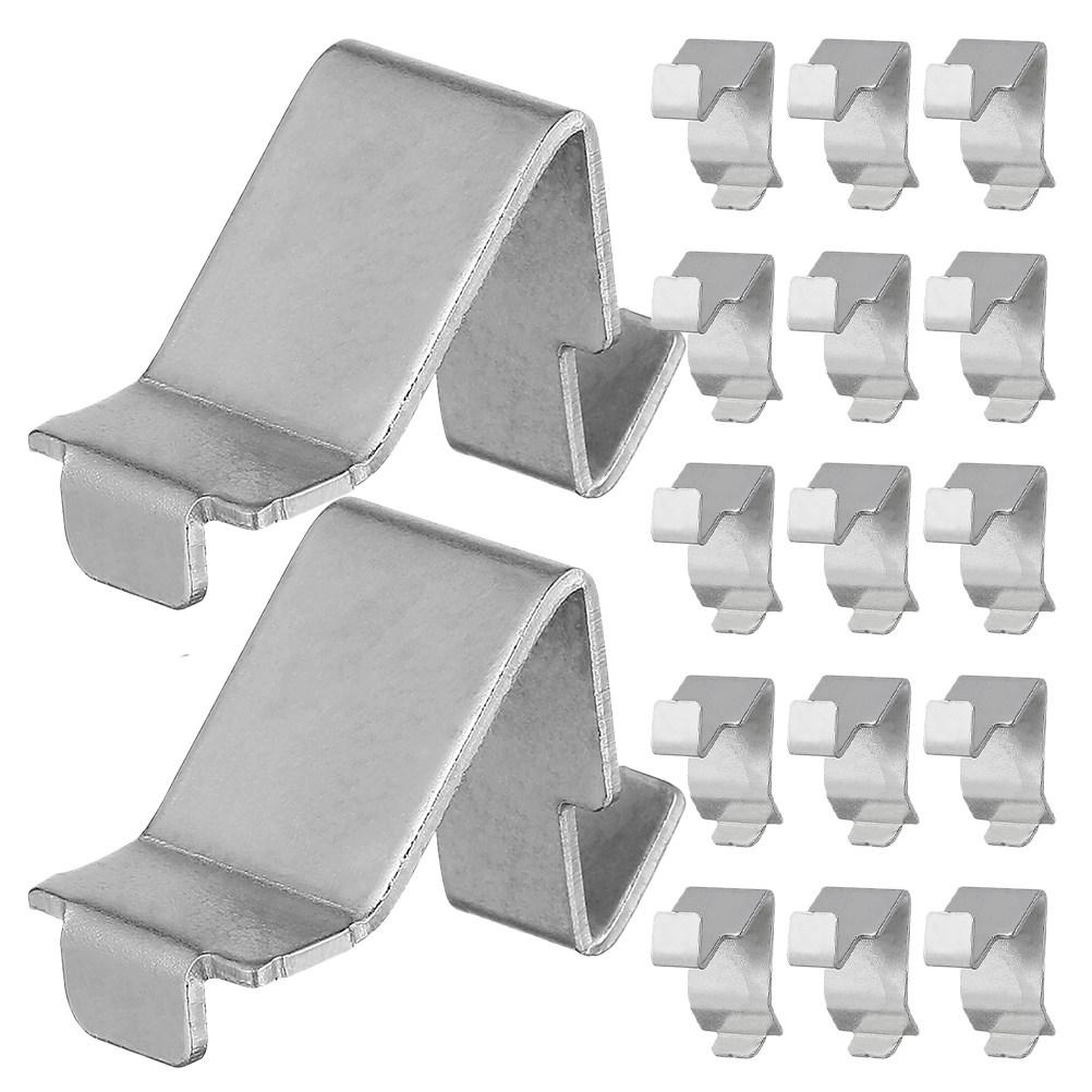 50Pcs File Cabinet Support Clips Metal Shelf Clips Detachable Partition Buckle Iron Mini Cabinet Clamps for Home Office Storage