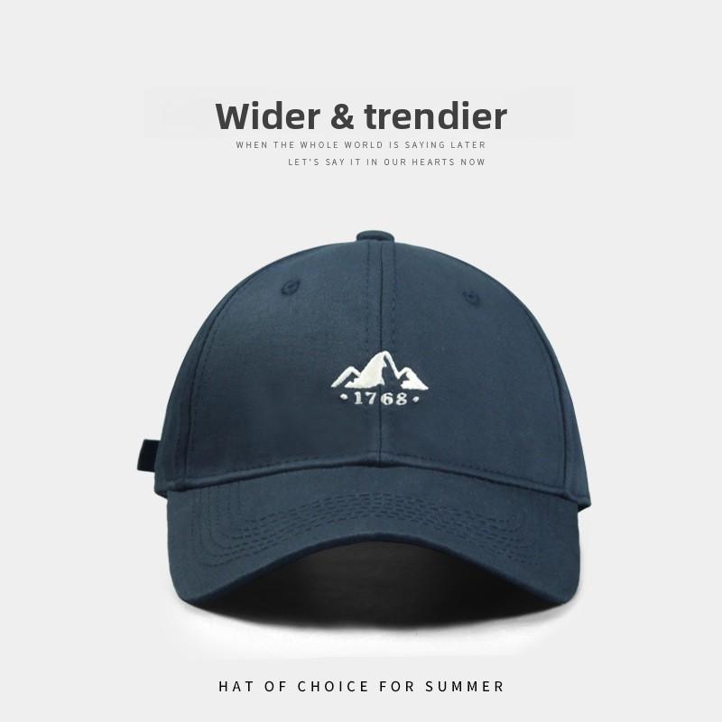 

Basic Baseball Cap For Men Women With Breathable Cotton Adjustable Fit For Sun Protection темно-синього кольору