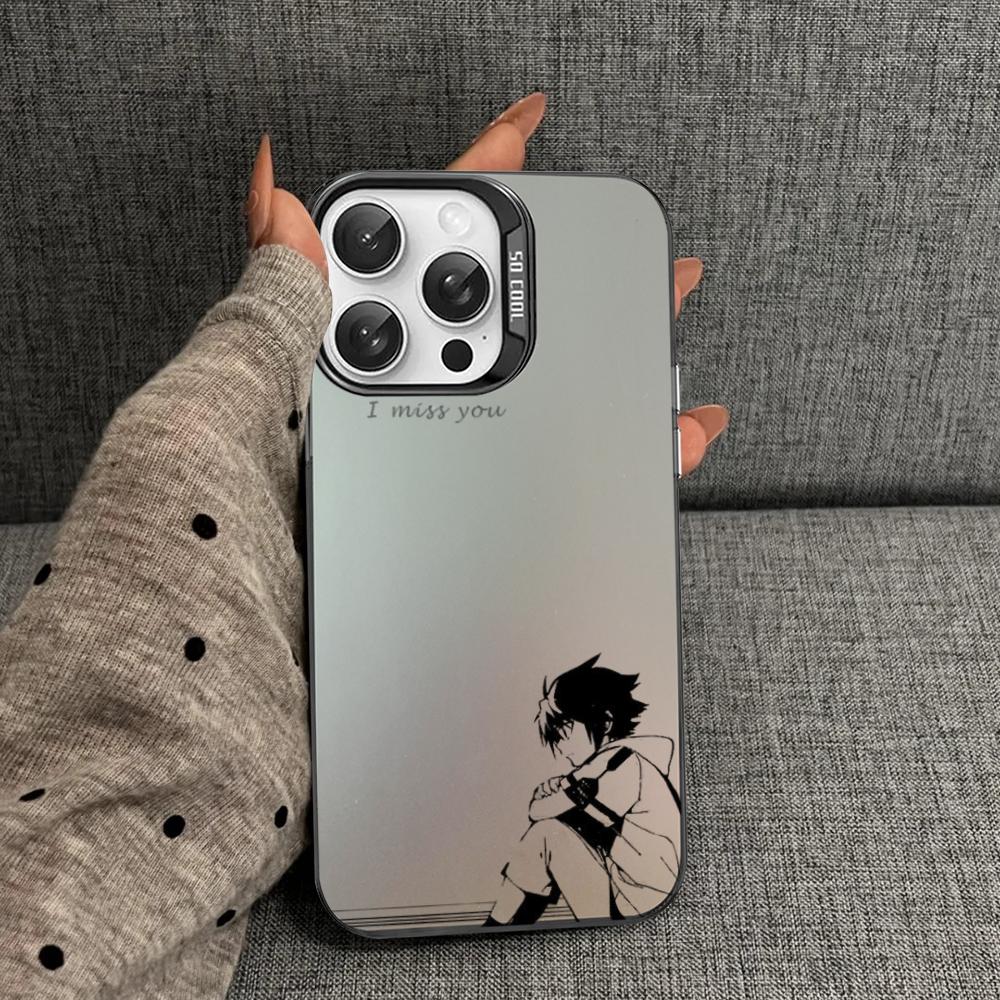 Anime Seraph of the end Yuichiro Hyakuya Phone Case For iPhone16 15 14 13 12 11 Pro Max X XR 8 7Plus Matte Shockproof Back Cover