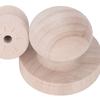 15pcs Wood Stamps Pinewood Wooden Stamp Handle Smoothing Surface Comfortable Grip Wood Knobs Stamp Handle Stamp Making