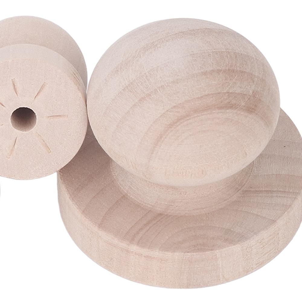 15pcs Wood Stamps Pinewood Wooden Stamp Handle Smoothing Surface Comfortable Grip Wood Knobs Stamp Handle Stamp Making