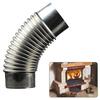 Cot 45 Grade cu Filet Ondulat Oțel Inoxidabil Cot Cot Curbabil