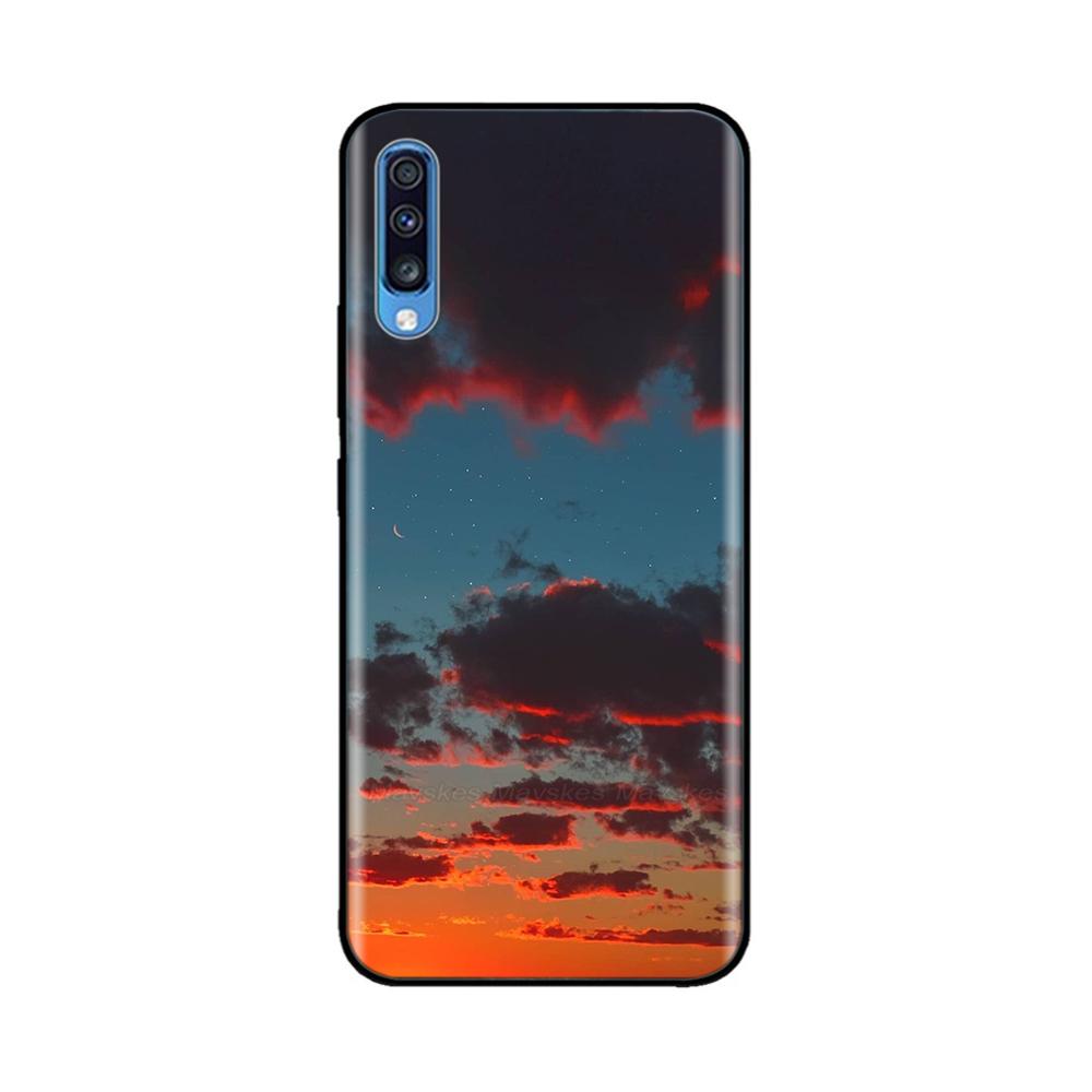 Cover For Samsung Galaxy A70 Soft Smooth Liquid Silicone Full Protection Anti Choc Bumper For Samsung A70 Case A 70 A705F Fundas