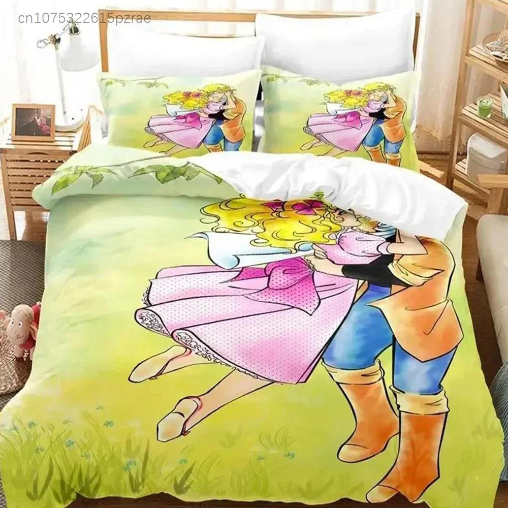 3D Print Manga Candy Anime Bedding Set Bedroom Soft Modern Bedspreads Comefortable Kids Duvet Cover Quilt Cover And Pillowcase